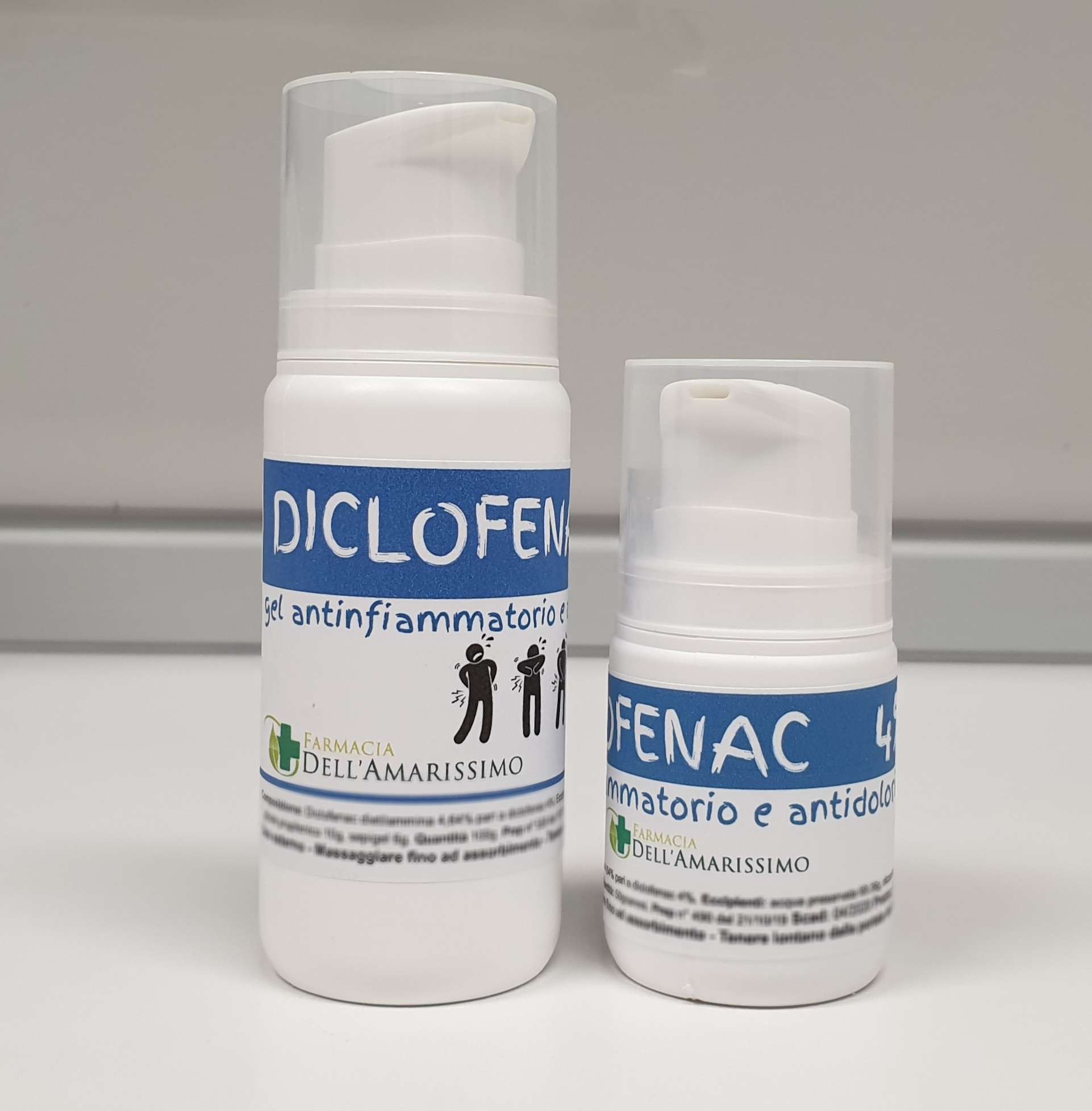 Diclofenac 4% gel - Preparazione officinale a base di diclofenac dietilammina